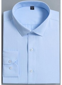 Uzun Kollu Klasik Erkek Gömleği Açık Mavi GÖM-01 