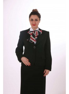 PORTORİKO KUMAŞ BAYAN TAKIM ELBİSE ETEK-  CEKET TAKIM HK10 