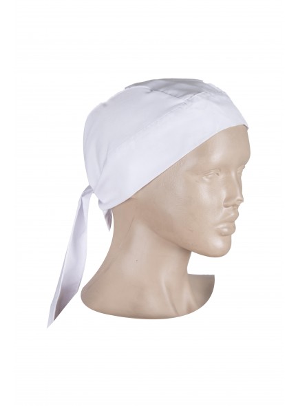 AŞÇI BANDANA BEYAZ AK50