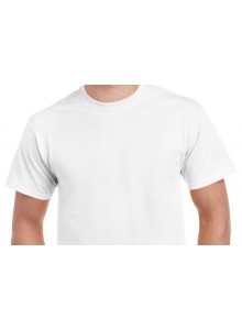Sıfır Yaka Beyaz Kısa Kollu Tişört  TİŞ-02 