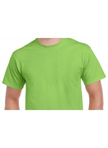Sıfır Yaka Fıstık Yeşili Kısa Kollu  Tişört  TİŞ-10 