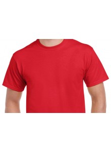 Sıfır Yaka Kırmızı Kısa Kollu Tişört  TİŞ-03 