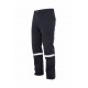 Myform Eco Denim 2955 siyah kot iş pantolonu kargo cepli model