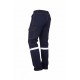 Myform Eco Denim 2955 mavi kot iş pantolonu kargo cepli teknik görünüm