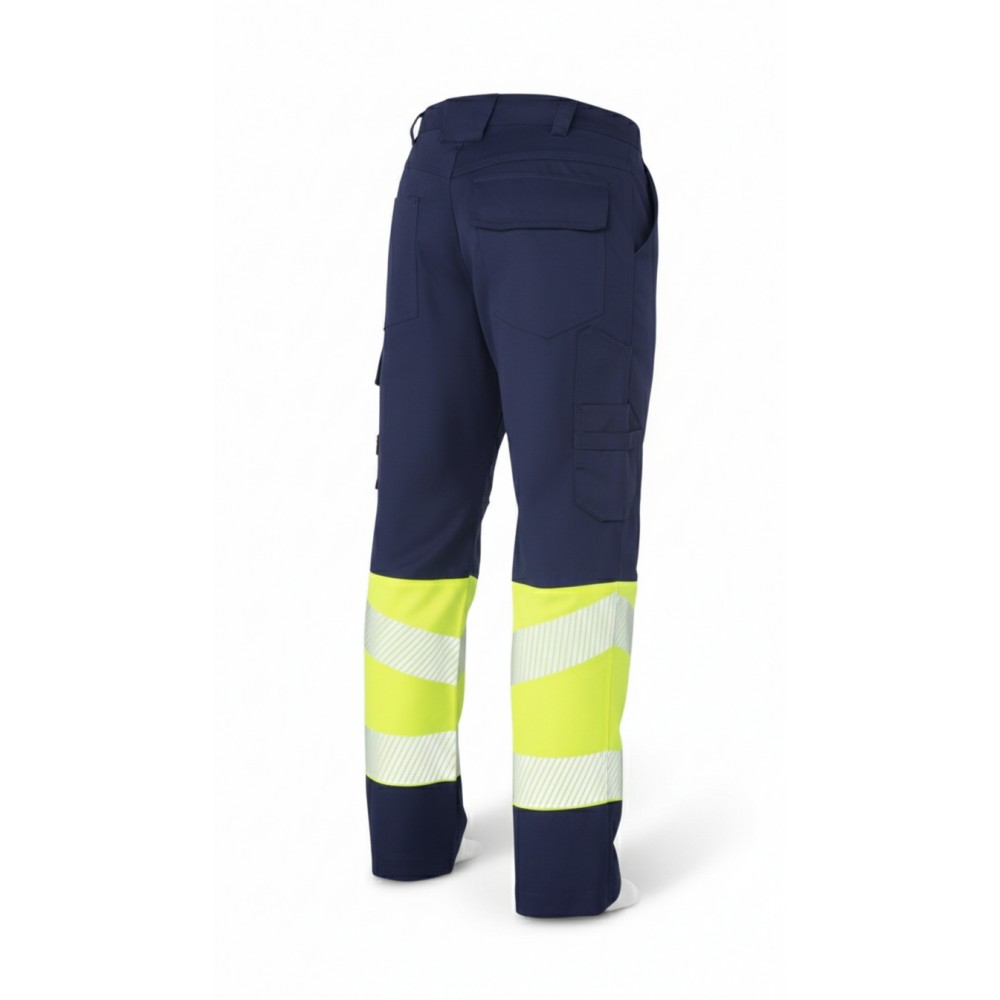 Myform Olympus Contrast İş Pantolonu - Lacivert Gri myform-olympus-contrast-safety-is-pantolonu-reflektif-detay