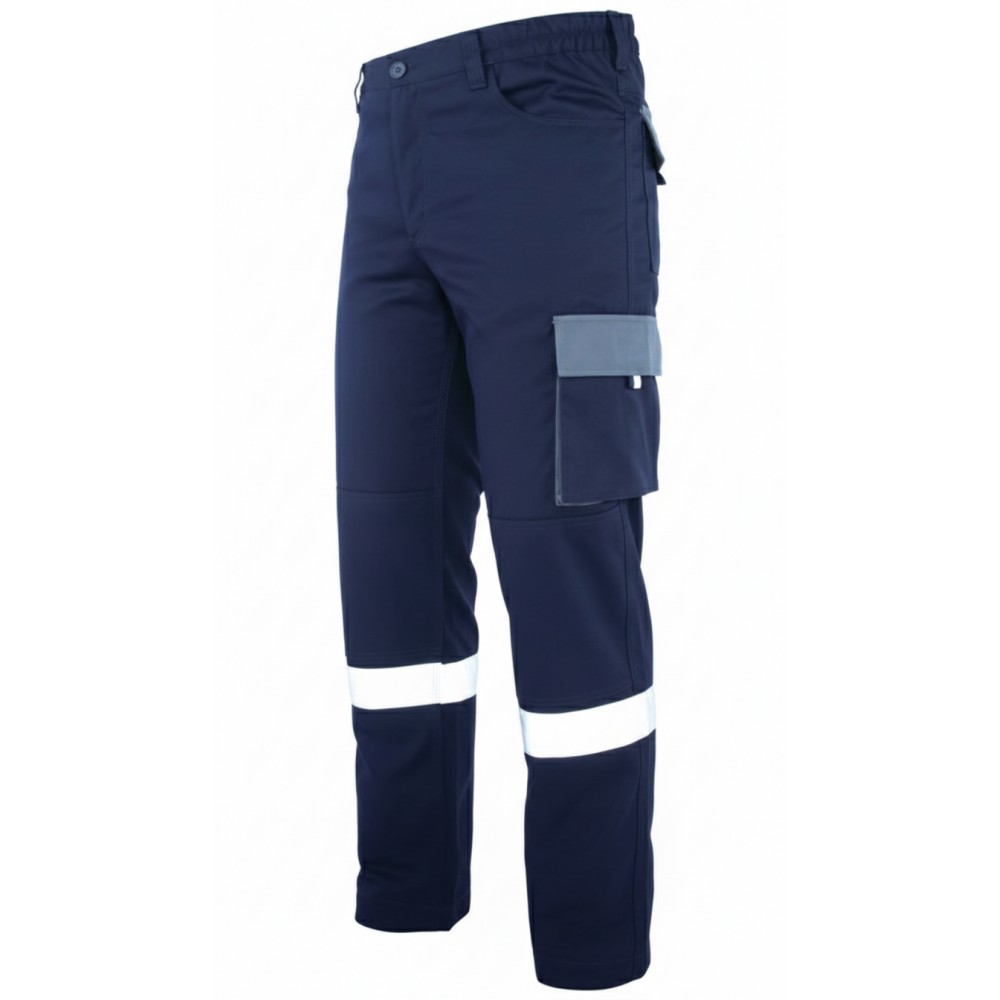 MYFORM Palmira Plus 2162 - Lacivert İş Pantolonu MYFORM Palmira Plus 2162 model lacivert kargo cepli teknik iş pantolonu
