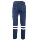 Myform Sona Denim 2136 mavi kot iş pantolonu kargo cepli model