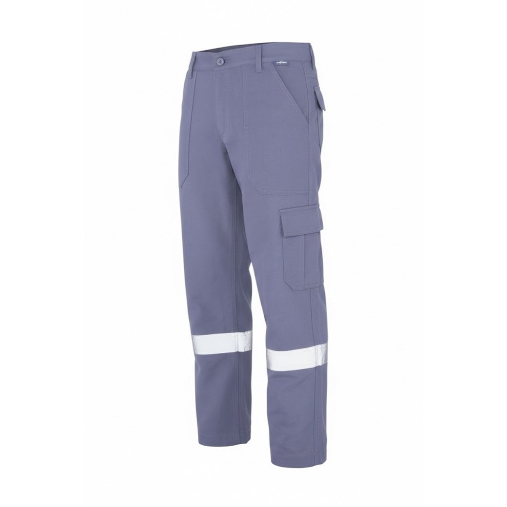 Myform Winto 2142 gri 7x7 gabardin iş pantolonu detaylı çekim