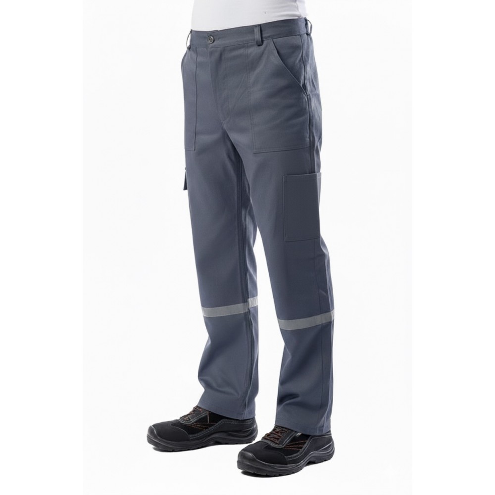 16x12 gabardin ince gri iş pantolonu personel kıyafeti