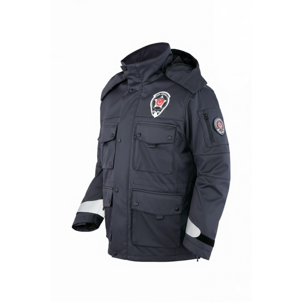 Özel Güvenlik Dış Kaban MYFORM Model 4112 myform-4112-ozel-guvenlik-kaban-siyah