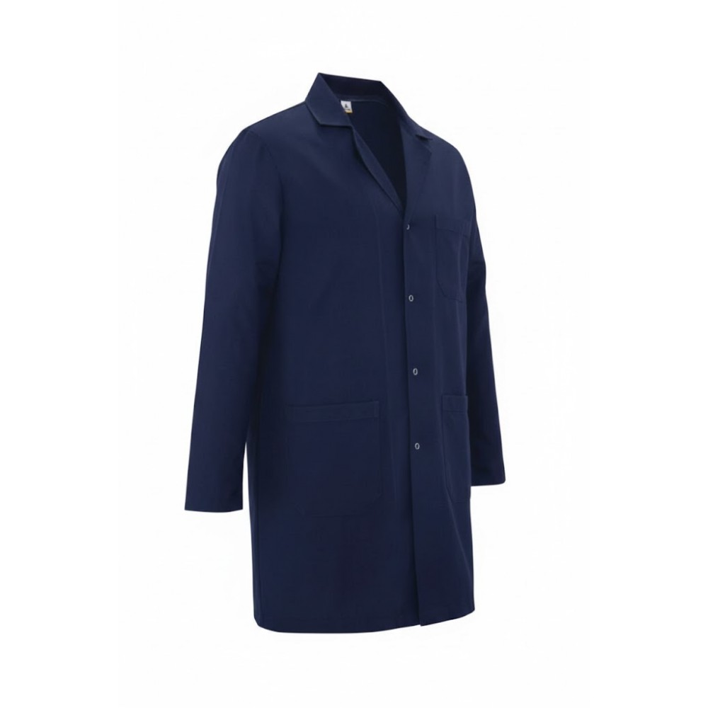 Myform 6106 erkek lacivert klasik kesim alpaka iş önlüğü