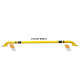 Metal Araç Stoperi 180 cm Ø63 mm metal arac stoperi 180 cm 63 mm demir boru sari reflektifli otopark stoperi