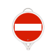 Yuvarlak Girişi Olmayan Yol Tabelası 25 cm yuvarlak girisi olmayan yol uyari tabelasi 25 cm 250 mm pvc baski tek yon trafik tabelasi