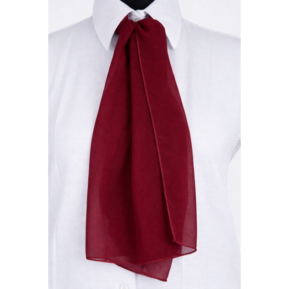 bordo renk şifon fular