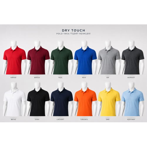 Polo Yaka Dry Touch Siyah Tişört Polo Yaka Dry Touch Siyah Tişört