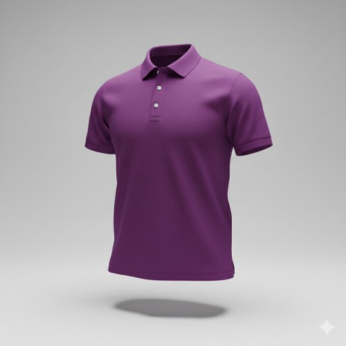 KISA KOLLU MOR POLO YAKA LAKOST TSHİRT