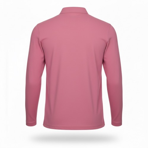 UZUN KOLLU PEMBE POLO YAKA LAKOST TSHİRT