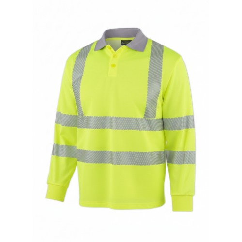 MYFORM OLYMPUS SAFETY COMFORT UZUN KOLLU SARI POLO YAKA TSHIRT (8144) 