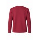 Bordo uzun kollu bisiklet yaka 2 iplik iş sweatshirt personel kıyafeti