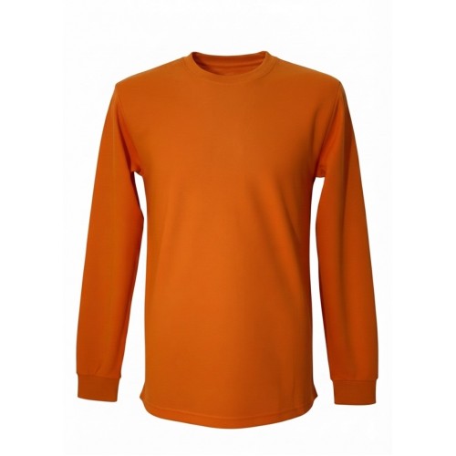 TURUNCU BİSİKLET YAKA 2 İPLİK SWEATSHİRT