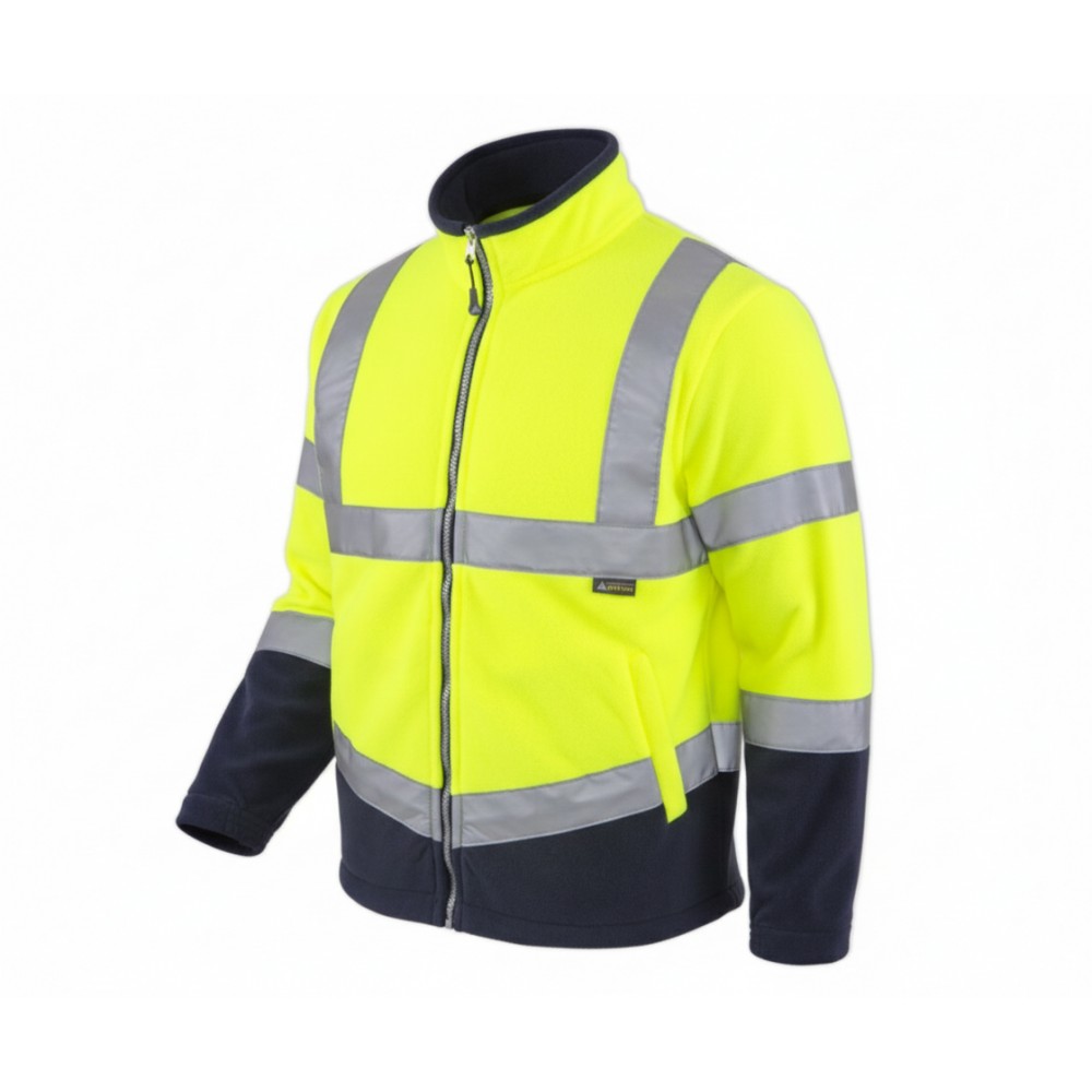 Contrast Safety Sarı Polar - Myform Olympus Myform Olympus sarı kontrast yüksek görünürlüklü reflektörlü iş poları