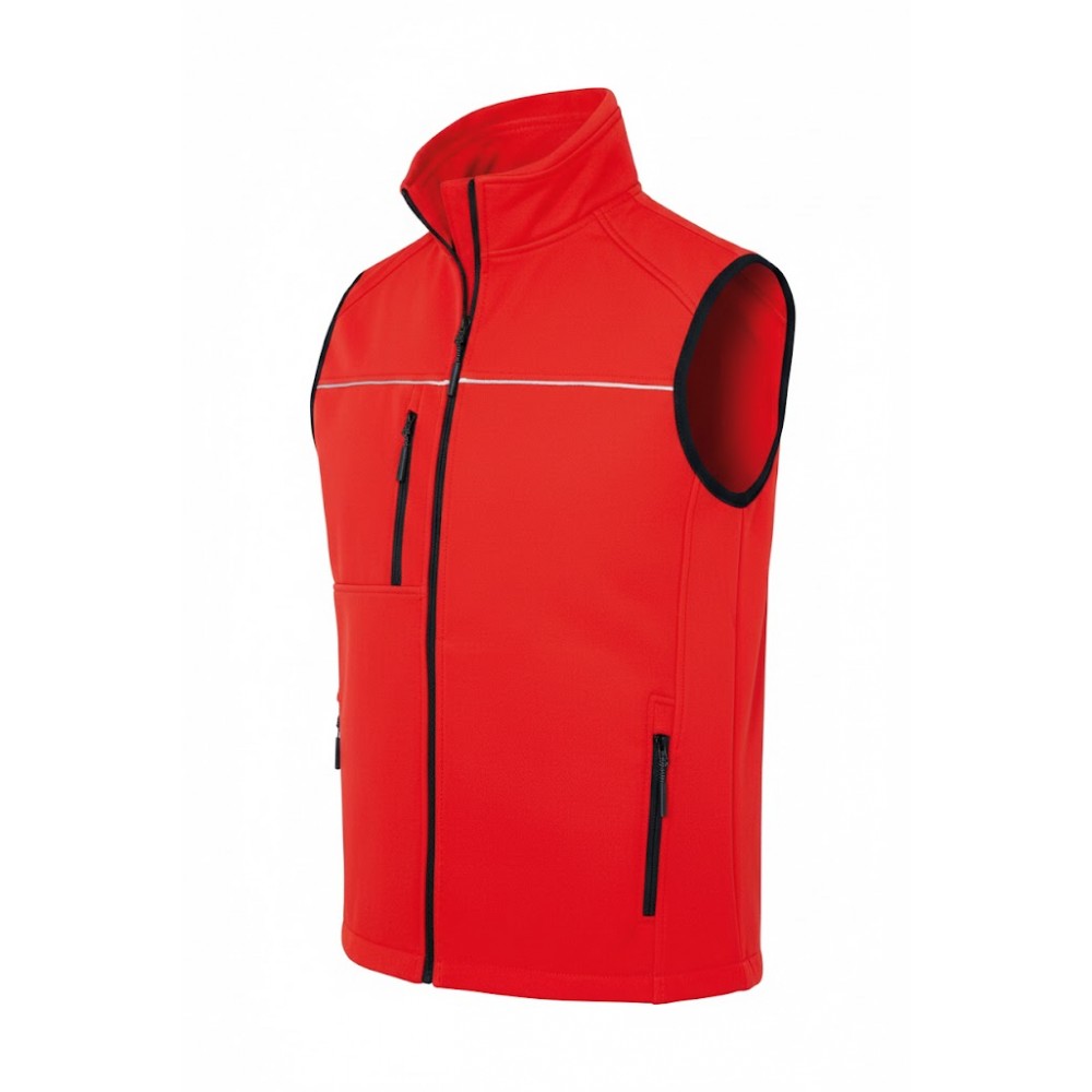 Kırmızı Softshell Yelek MYFORM 9121 myform-kirmizi-softshell-outdoor-yelek-on-plan
