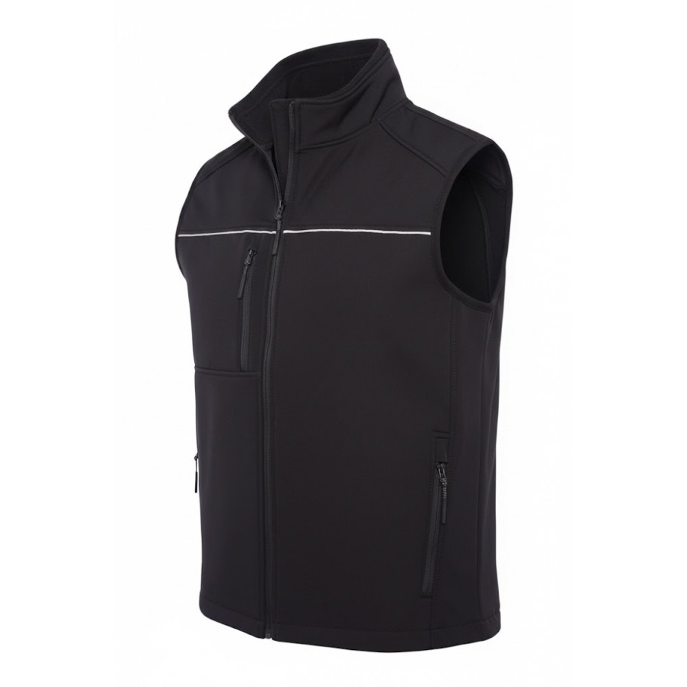 myform-siyah-softshell-outdoor-yelek-su-itici