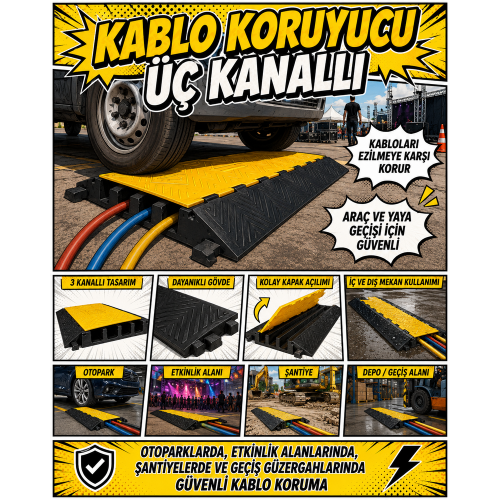 KABLO KORUYUCU ÜÇ KANALLI