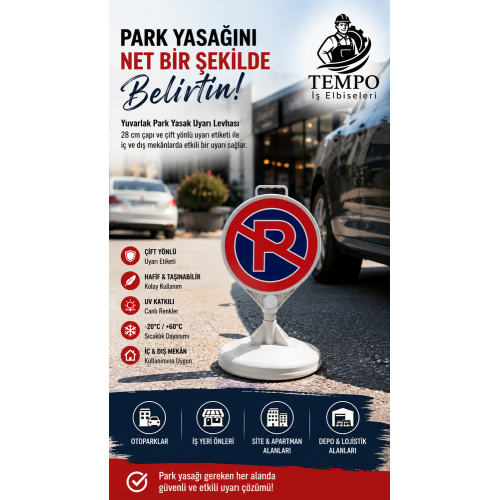Yuvarlak Park Yasak Uyarı Levhası