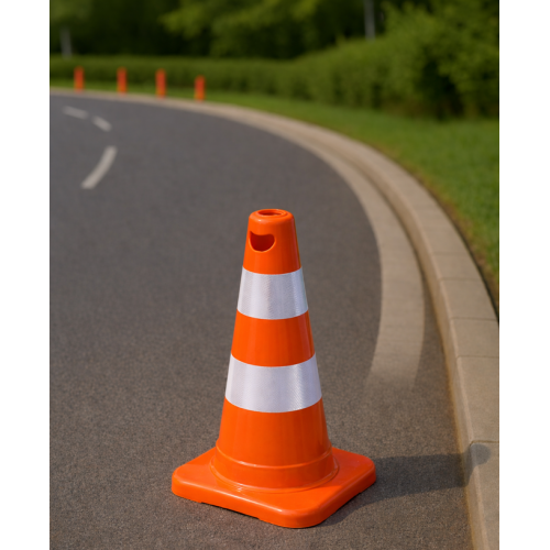 Trafik Konisi 50 cm Tek Reflektifli