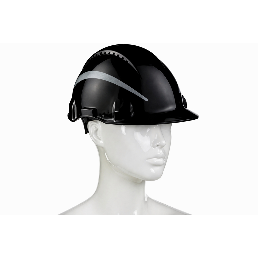 3m g3000 ayarli baret siyah renk havalandirmali uv stabilize abs is guvenligi bareti