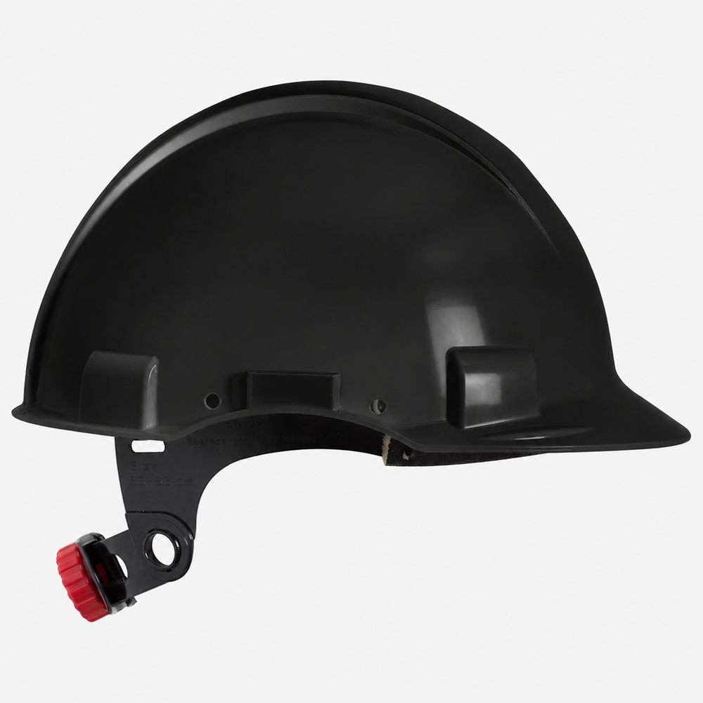 bbu safety cng 500p siyah elektrikci bareti en 397 en 50365 class 0 ansi class e yype hdpe baret