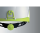 Delta Plus ONYX2 BLANC vizörlü elektrikçi bareti entegre yüz siperi geri çekilebilir polikarbonat vizör ABS çift kabuk D-ONE rotor 53-64 cm beyaz