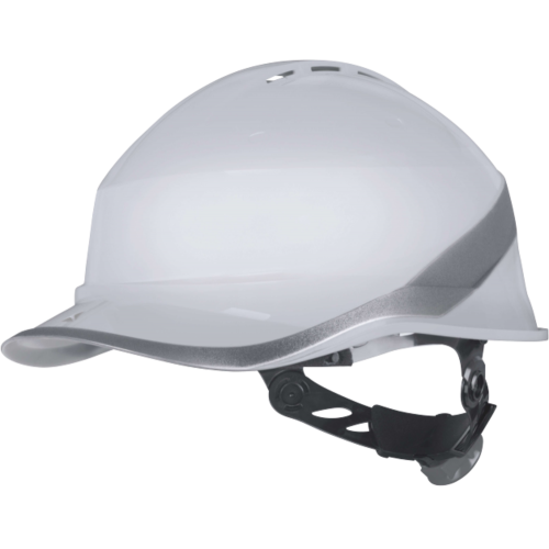 Delta Plus Diamond 6 Wind Havalandırmalı Beyzbol Şapkası Tipi Beyaz Baret
