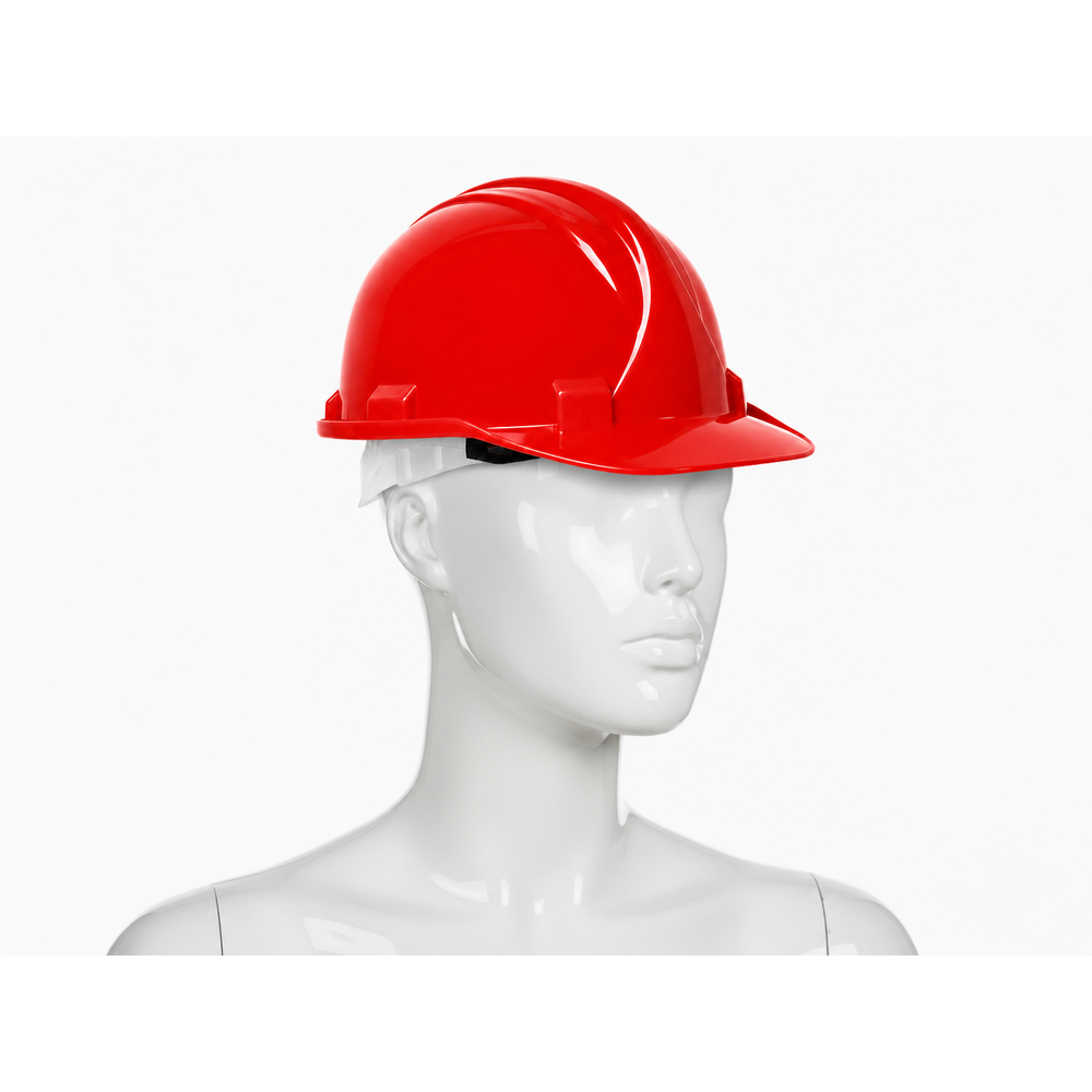 essafe eko kirmizi baret en 397 belgeli hdpe is guvenligi bareti 6 nokta iclikli