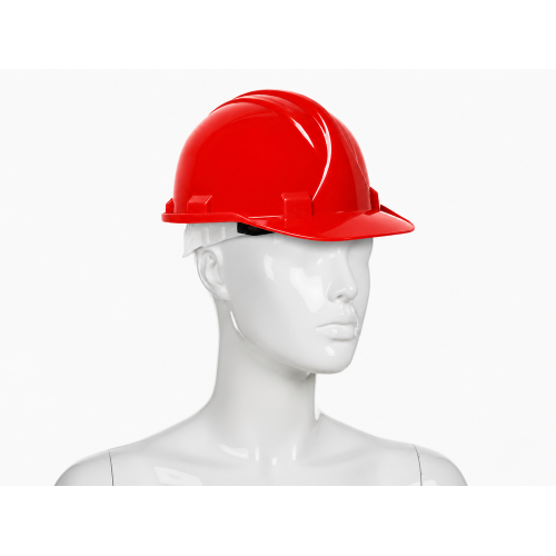 Essafe Eko Kırmızı Baret EN 397 Belgeli HDPE İş Güvenliği Bareti