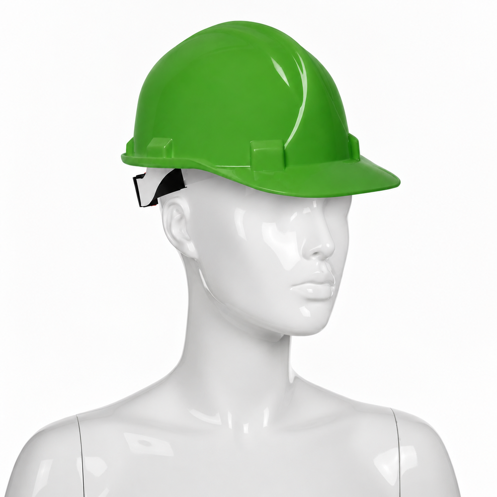essafe yesil eko vidali baret ge 1537 en 397 a1 hdpe 6 nokta iclikli is guvenligi bareti