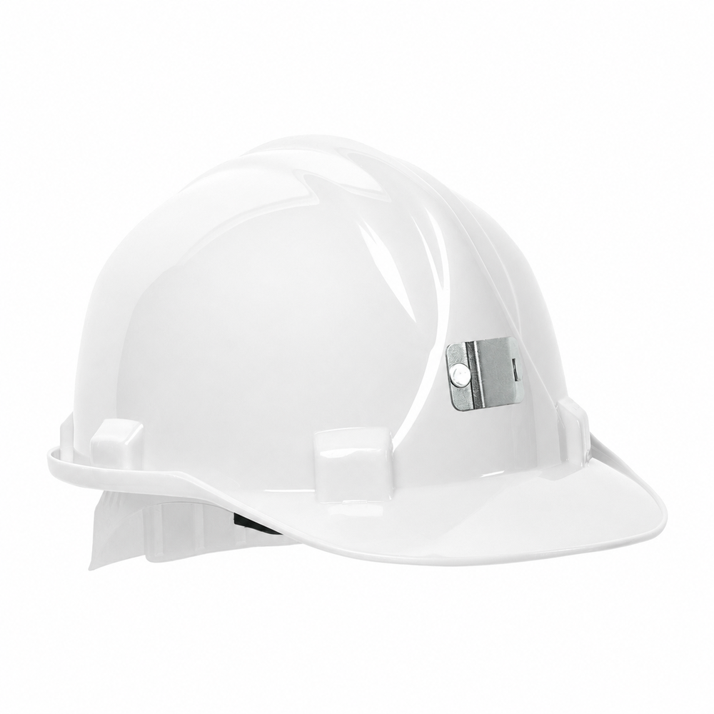 essafe eko beyaz madenci bareti ge 1580 en 397 a1 hdpe 6 nokta iclikli is guvenligi bareti