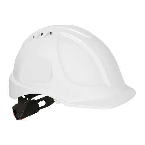 Essafe ABS Mühendis Bareti Beyaz – Havalandırmalı, Vidalı Ayarlı (EN 397+A1:2012)