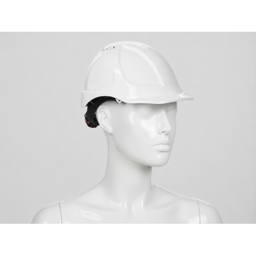 Essafe ABS Mühendis Bareti Beyaz – Havalandırmalı, Vidalı Ayarlı (EN 397+A1:2012)