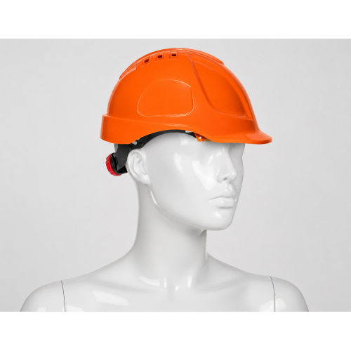 Essafe ABS Mühendis Bareti Turuncu – Havalandırmalı, Vidalı Ayarlı (EN 397+A1:2012)
