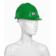 madenci tipi yesil baret en 397 belgeli ter bantli yagmur kanalli ayarlanabilir is guvenligi bareti
