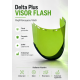 Delta Plus Visor Flash – Elektrik Ark ve Termal Risk İçin Yeşil Polikarbonat Vizör Delta Plus Visor Flash yeşil polikarbonat vizör yüz kalkanı arc flash 14 cal/cm² çene korumalı buğu önleyici çizilmez UV400