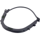 Delta Plus Visor-U baret vizör tutucu aparatı her baretle uyum hedefli PVC dielektrik siyah 86 g EN166 ANSI Z87+