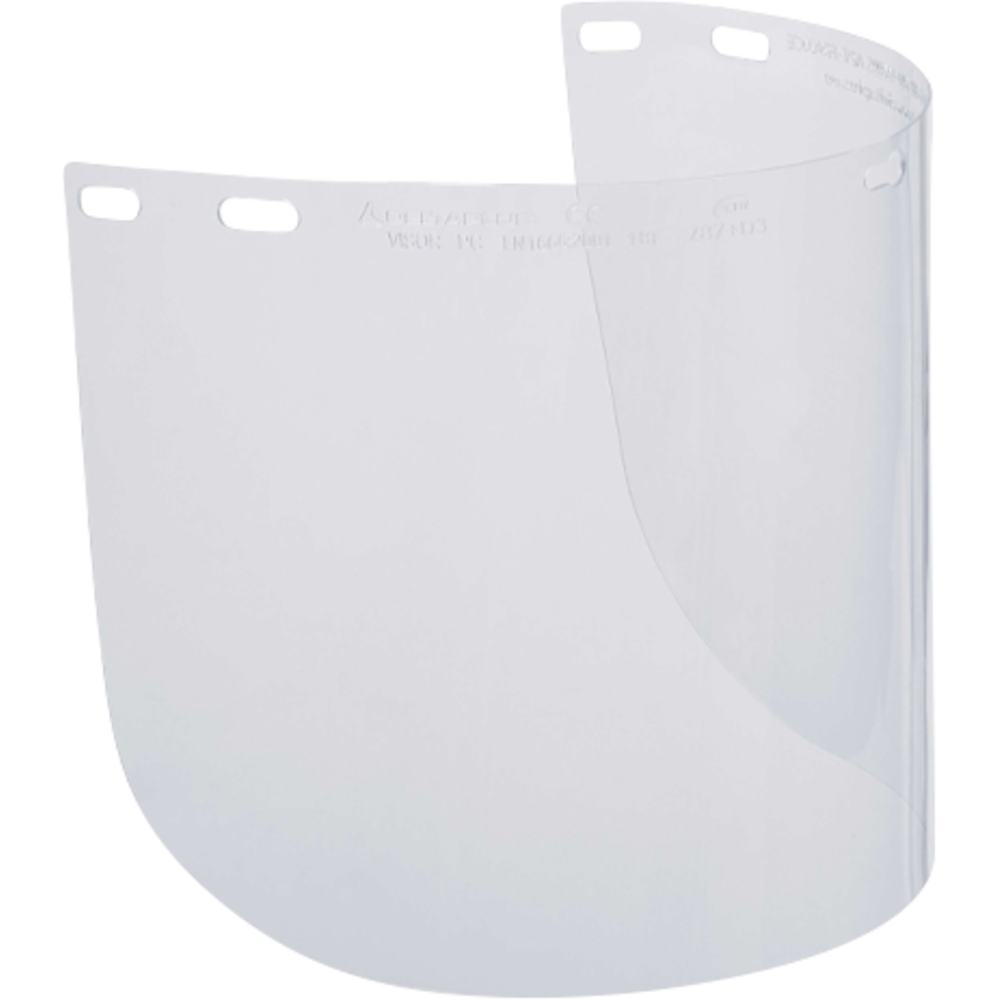 Delta Plus VISORPC şeffaf polikarbonat vizör 39x20 cm 2'li paket optik sınıf 1 EN166 1 BT ANSI Z87+ D3 uyumlu