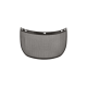 essafe ge 1253 yuz koruyucu tel orgu vizor 20x40 cm siyah mesh tel vizor plastik cerceve 85 gr en 1731 ansi z87.1 taslama capak alma