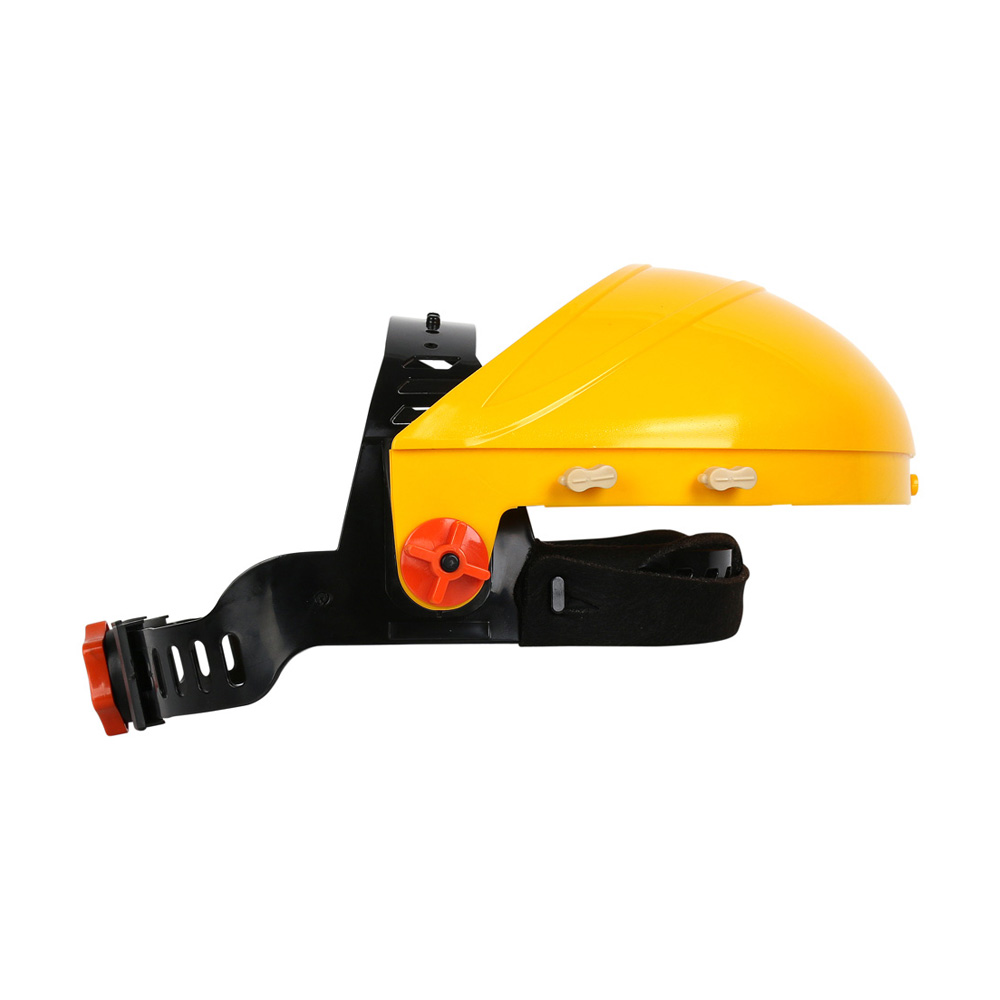 essafe ge 1218 yuz koruyucu siperlik alinligi ayarlanabilir baslik cevirme vida ayar ter bant 3 kademeli 52-62 cm hdpe 160 g en 166 2001 vizor haric
