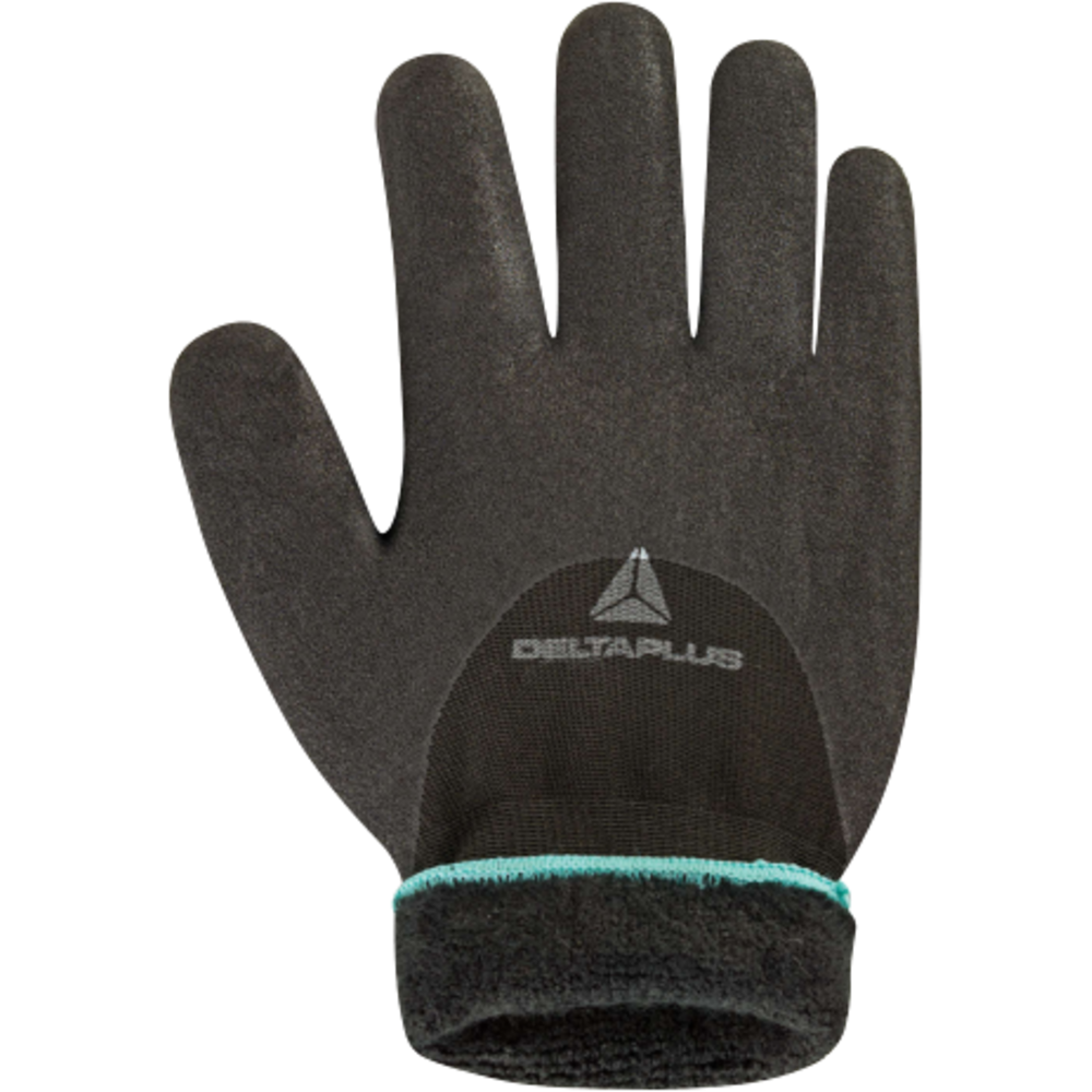 Delta Plus HERCULE VV750 -30°C Termal Soğuk Koruyucu İş Eldiveni Delta Plus HERCULE VV750 Siyah Polar Astarlı 3/4 Nitril Kaplamalı Soğuk İş Eldiveni