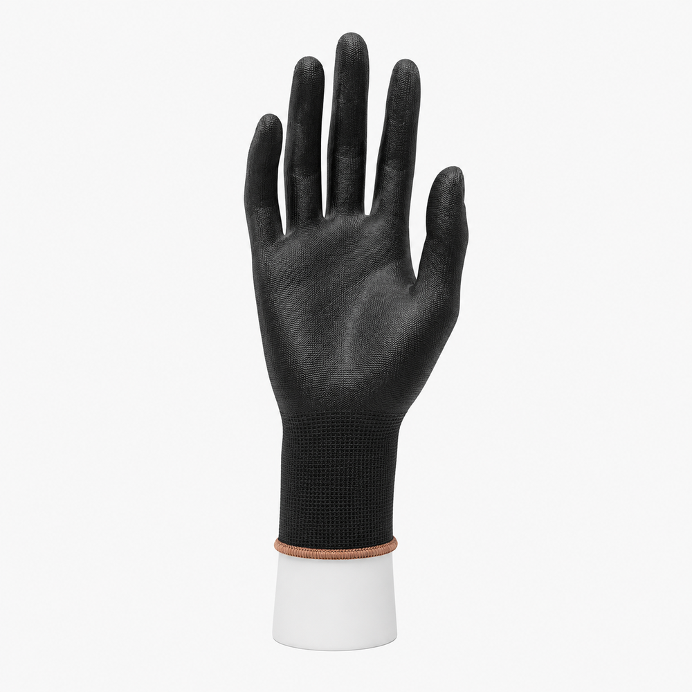 Aran Safety E14 Swift PU Kaplı Siyah İş Eldiveni aran safety e14 swift pu kapli siyah genel kullanim is eldiveni en 388 4131x