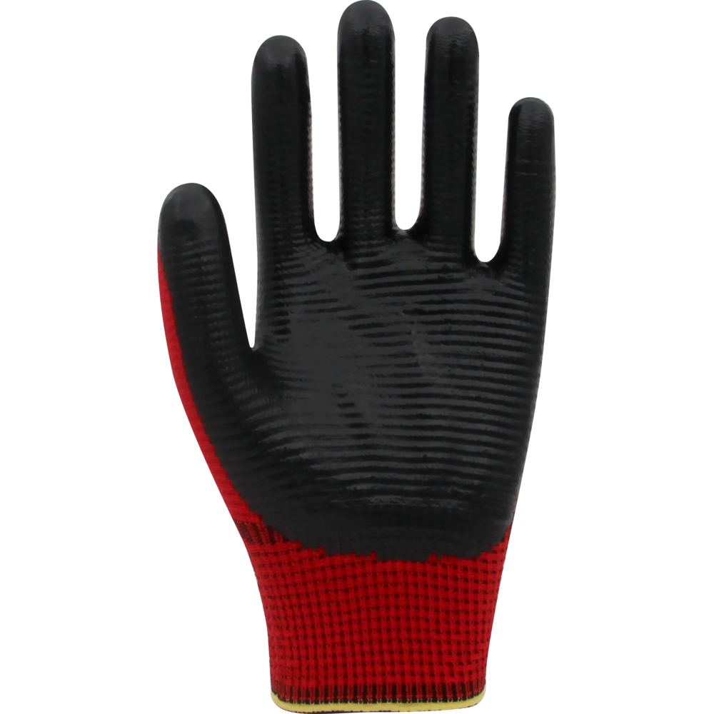 beybi pn zebra nitril eldiven kivrimli kavrama 13g polyester orme 1 2 nitril kaplama turuncu siyah kirmizi siyah mavi siyah no 9 no 10 en 388 3131x ce reach gida ile temas silikon icermez